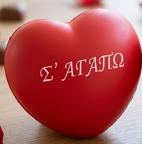 Φτιάξε το δικό σου Αντιστρές Καρδιά με Προσωποποιημένο Μήνυμα ή Φωτογραφία