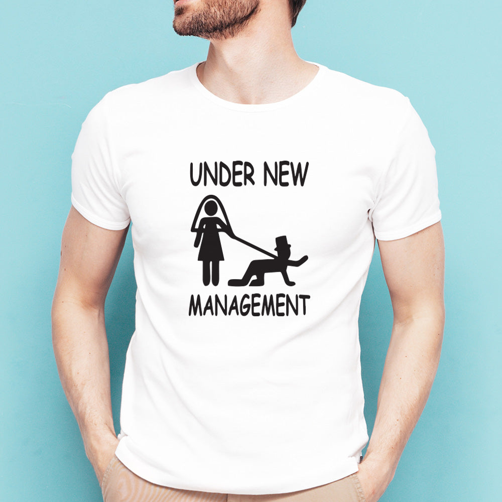 Bachelor T-shirt "Under New Management"