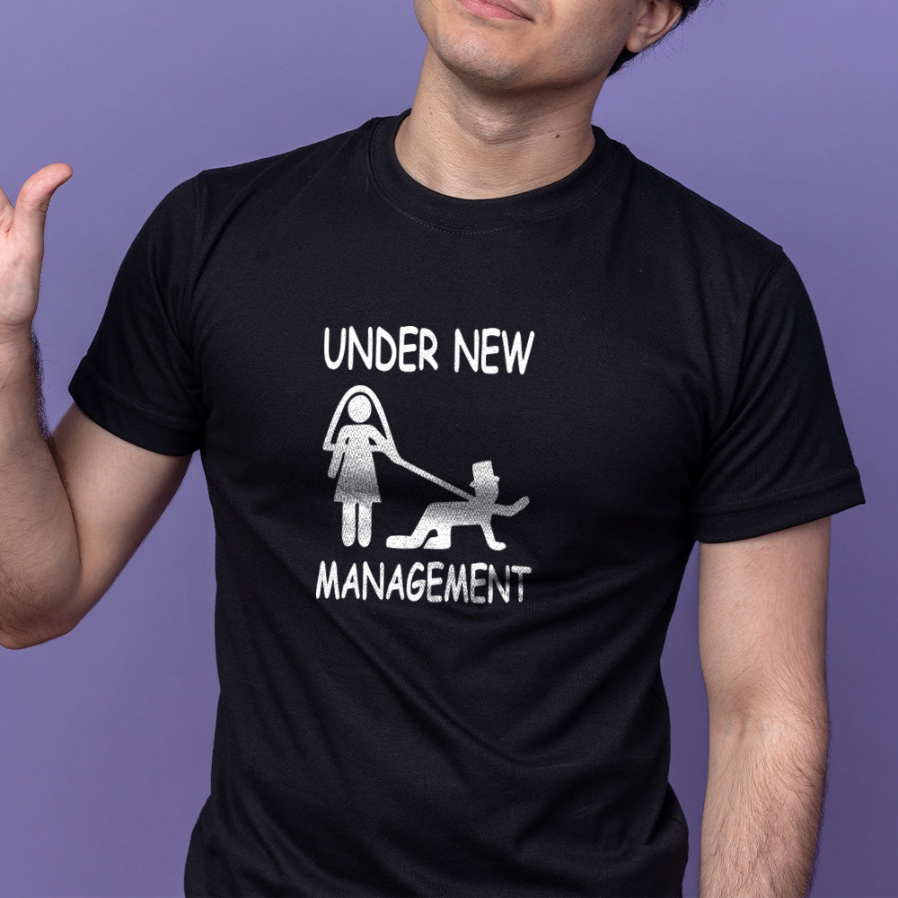 Bachelor T-shirt "Under New Management"