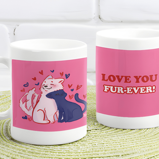 Κούπα Αγίου Βαλεντίνου "LOVE YOU FUREVER"