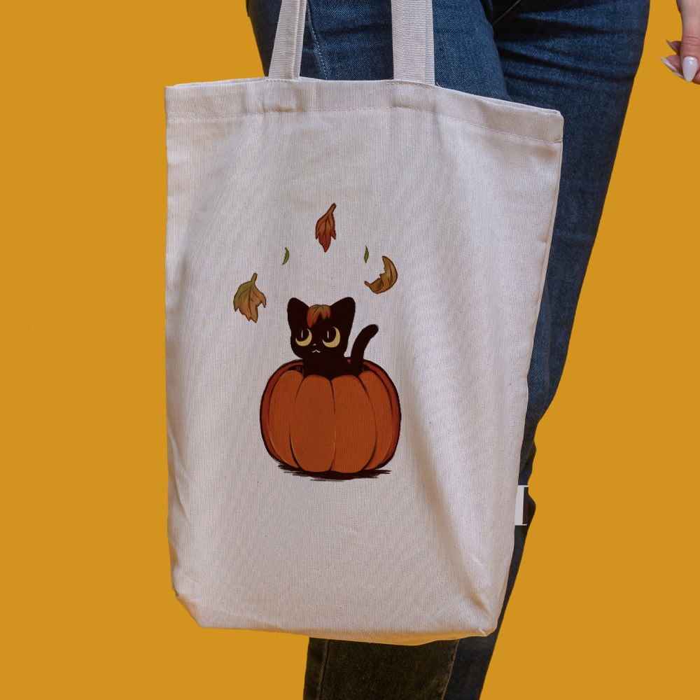 Οικολογική Τσάντα Pumpkin Cat