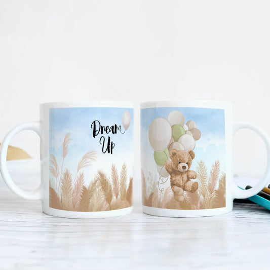 🐻🎈 Κούπα Βάπτισης με Θέμα “Αρκουδάκι Dream Up” 🎈🐻