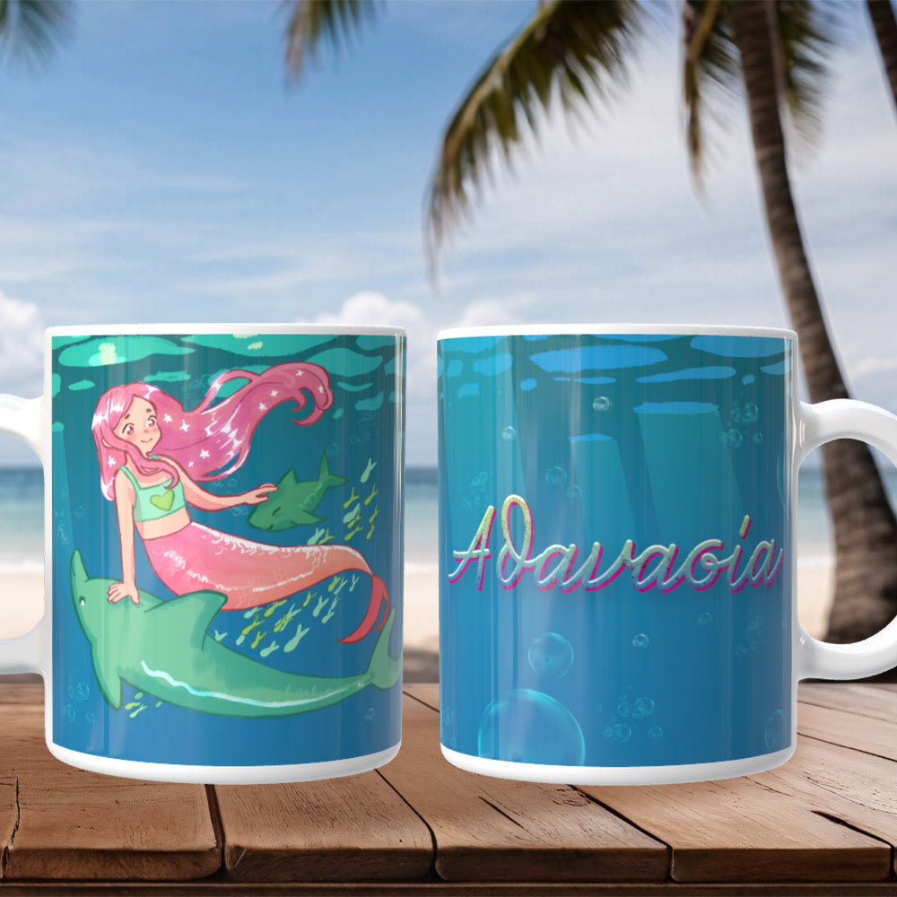 🧜🏼‍♀️Κούπα Βάπτισης - Γοργόνα