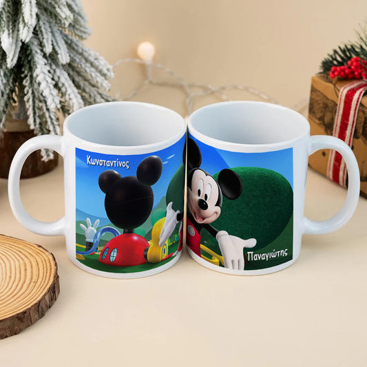 🎈 Κούπα Βάπτισης για Αγόρι με Θέμα Mickey Mouse Clubhouse 🐭🎉