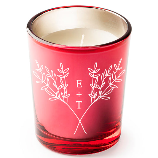 Κερί για Δώρο Γάμου με Κλαδιά