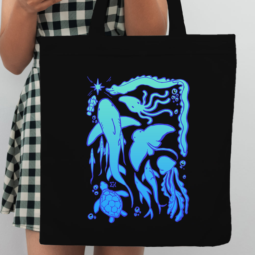 Οικολογική Τσάντα με Θαλάσσια Ζώα