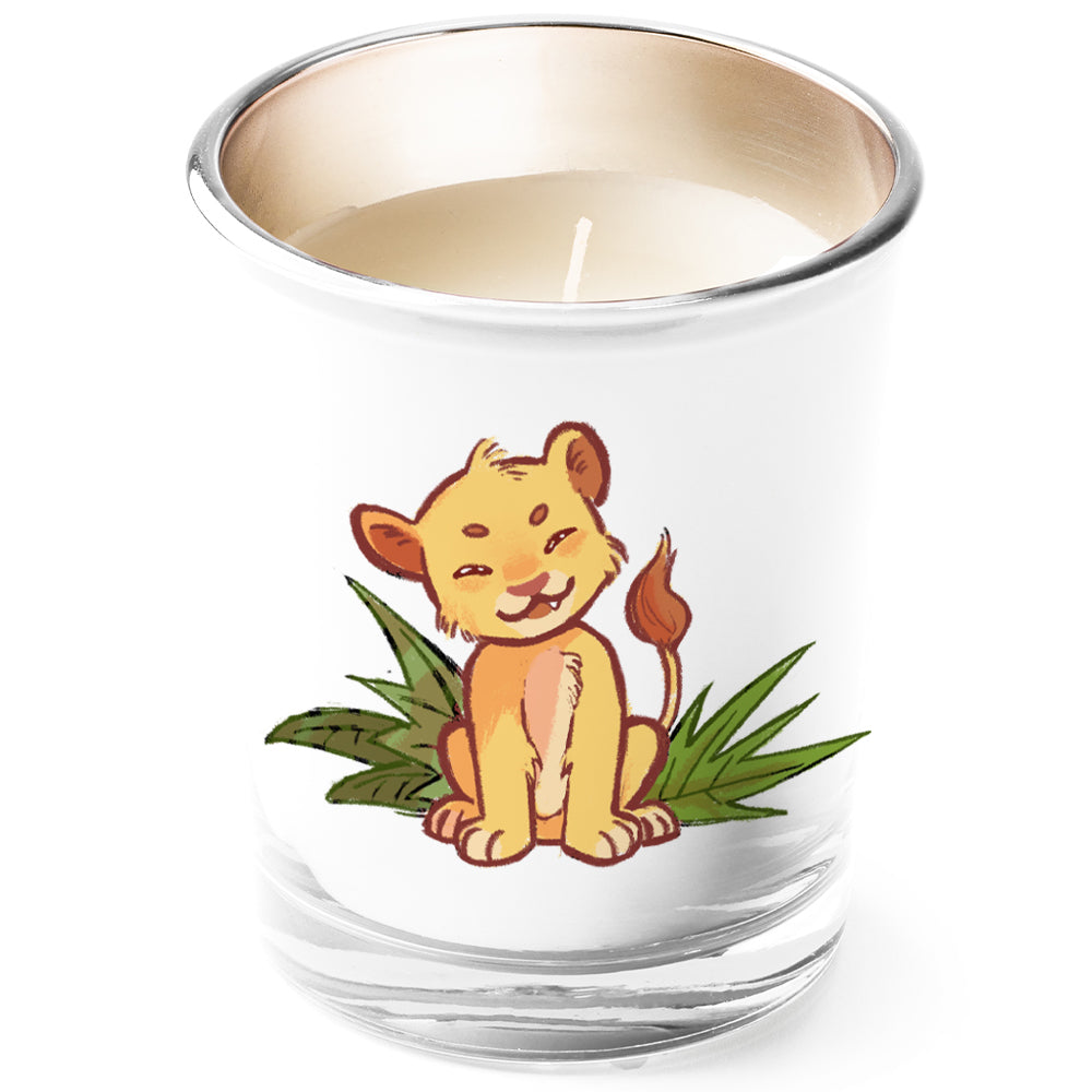 Κερί ως Μπομπονιέρα με Λιονταράκι