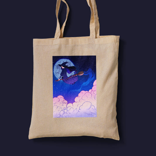 Οικολογική Τσάντα 'Witch Flying'